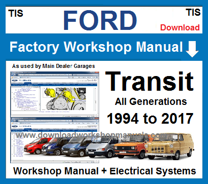 Ford Transit Service Repair Workshop Manual